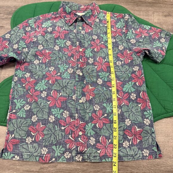 🔹sold🔹Reyn Spooner Hawaii Boys XL Short Sleeve Button Front Aloha Shirt - Picture 6 of 6